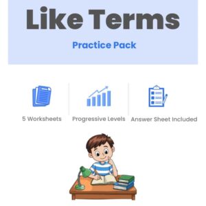 Collecting Like Terms Practice Pack Thumbnail