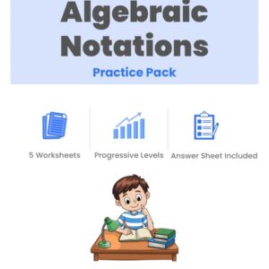 Foundations of Algebraic Notations Practice Pack Thumbnail