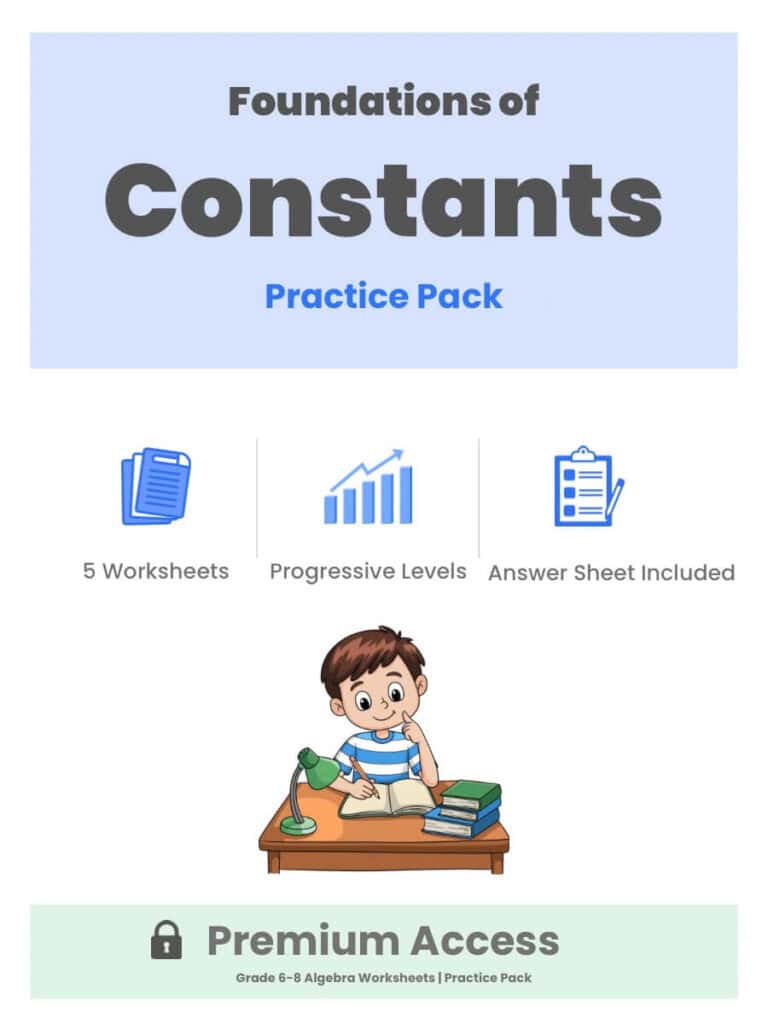 Foundations of Constants Practice Pack Thumbnail